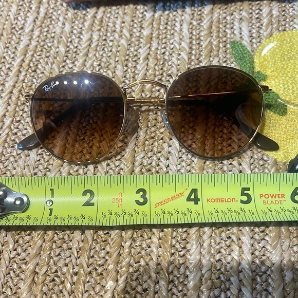 Ray-Ban Gold and Brown Sunglasses main image 4